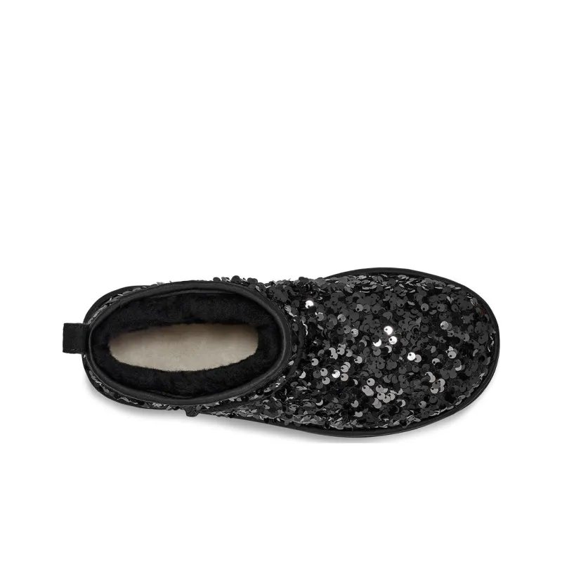 UGG Ultra Mini Chunky Sequin 'Black' Women's-3