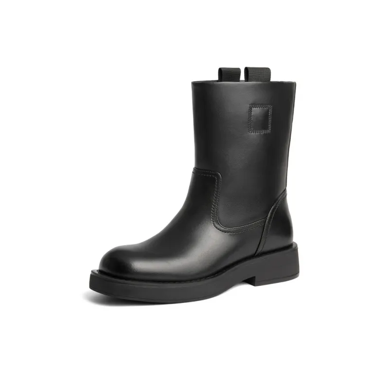 BELLE Ankle Boots 6cm Women's Black Brown-5