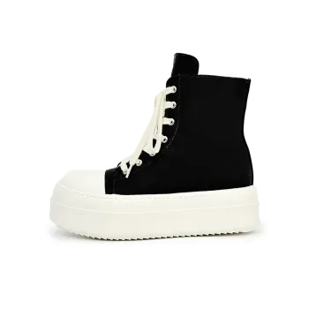WEISHIBANGWEI Short Martin Boot Unisex Black