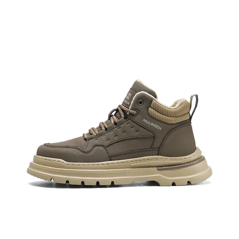 Mulinsen Martin Boots Men Earth Yellow/Khaki-2