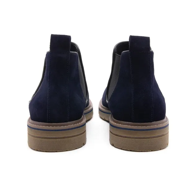 Anthony Miles Short Chelsea Boots Men's Royal Blue-3