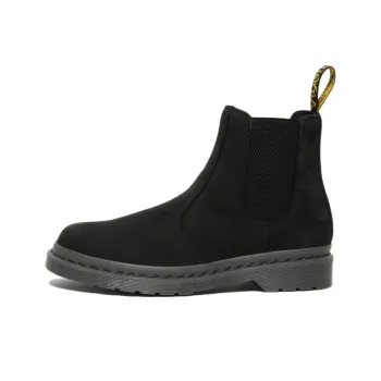 Dr.Martens MONO MILLED Short Chelsea Boots Unisex Black