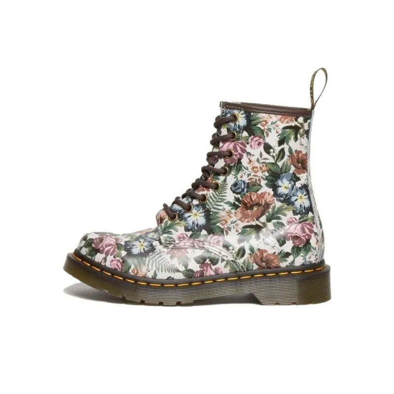 Dr.Martens 1460 Floral-print Leather Boots Women's-0