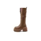 Dark Brown Fleece-Lined