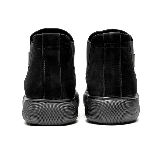 LEAVELAND Short Chelsea Boots Men's Black-2