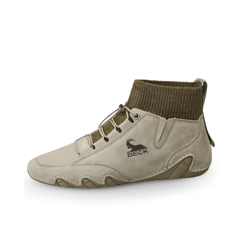 BECK Ankle Boots Men Sand/Gray/Brown-1