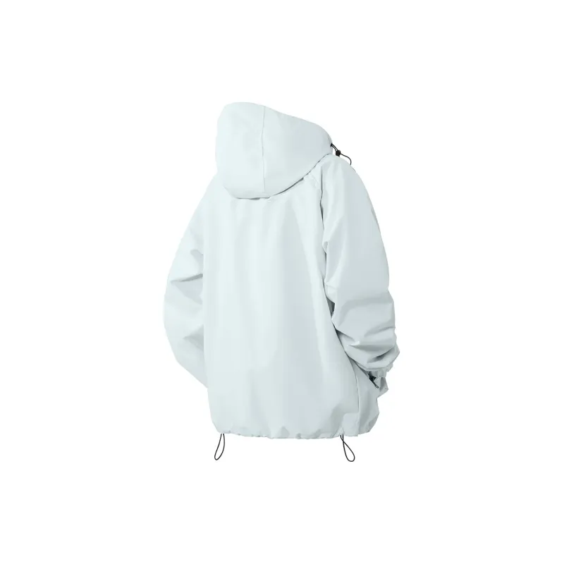 PISYPOX Water Resistant Windproof Wear Resistant Windbreaker Jacket Unisex-1