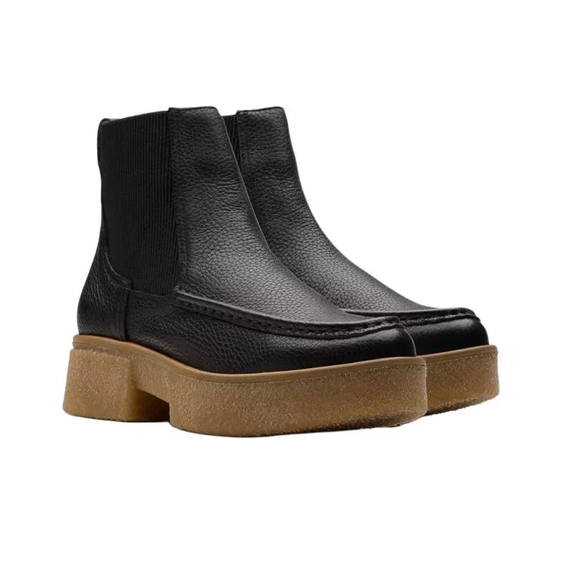 Clarks Linoso Short Chelsea Boots Women's Black-2