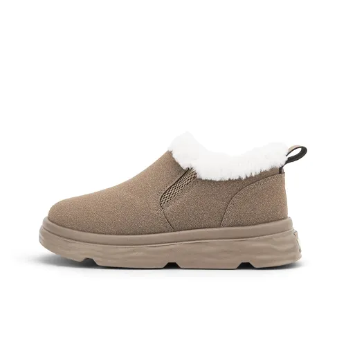 Warrior Insulated Shoe Warm Slip-Resistant Ankle-Length Snow Boots Women's Camel