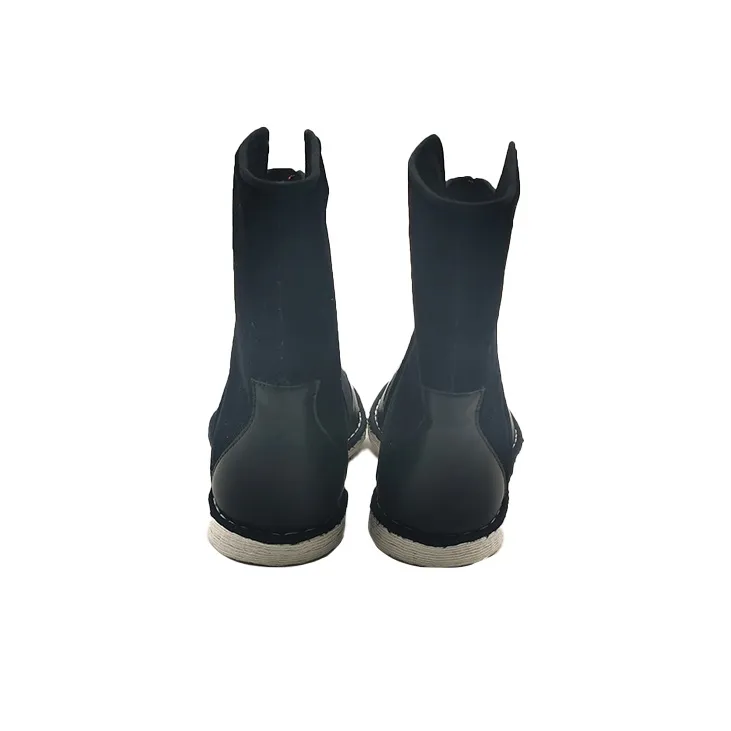 Neiliansheng Beijing Old Brand Handmade Multi Layer Sole Cloth Shoes Ankle Boots Men's Black-3