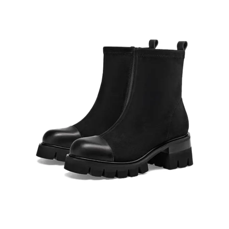 ZSAZSAZSU Ankle Boots 6.5cm Women's Black-2