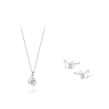 KUMET Sterling Silver Necklaces Women's Anniversary Love Confession Box