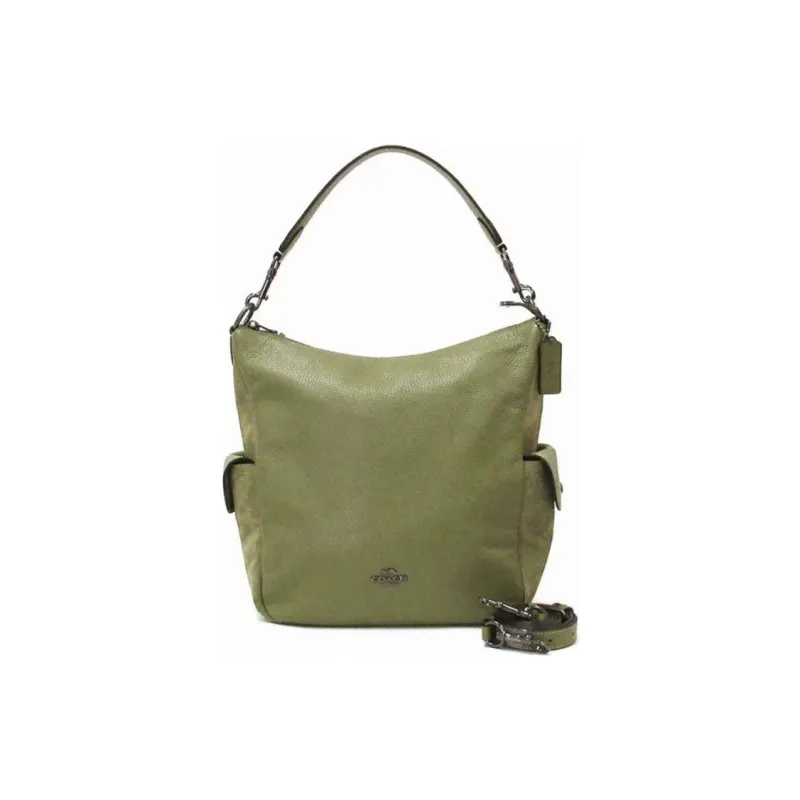 COACH Pennie Grained Leather Suede Bucket Bags Shoulder Bag Crossbody Bag Handbag Large Size Women's Jasper-3