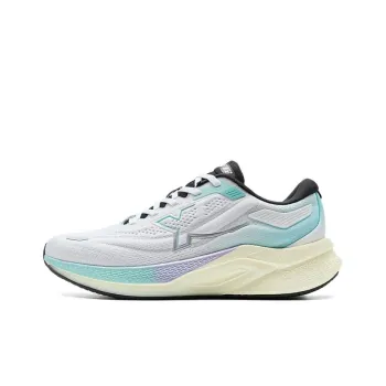 XTEP Tank Cheng 2.0 Wear Resistant Coverage Low Top Casual Running Shoes Women's White Cyan