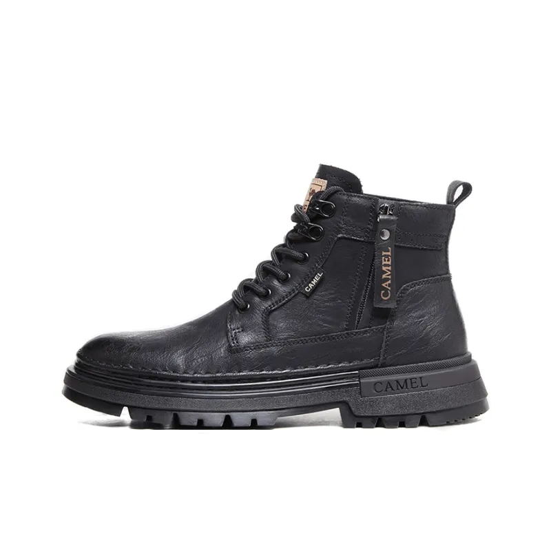 CAMEL Martin Boots Men Khaki/Black-6