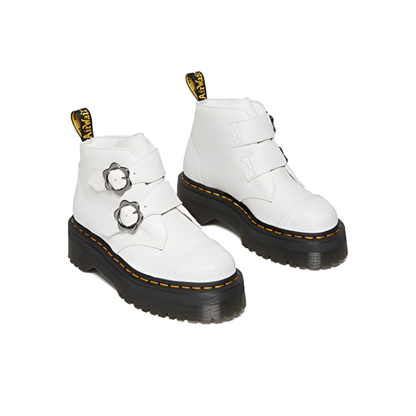 Dr. Martens Devon Flower-buckle Boots US W 10 - POIZON