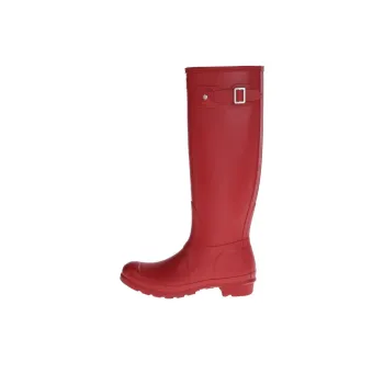 HUNTER Waterproof And Wear resistant Rain Boots Women's Red