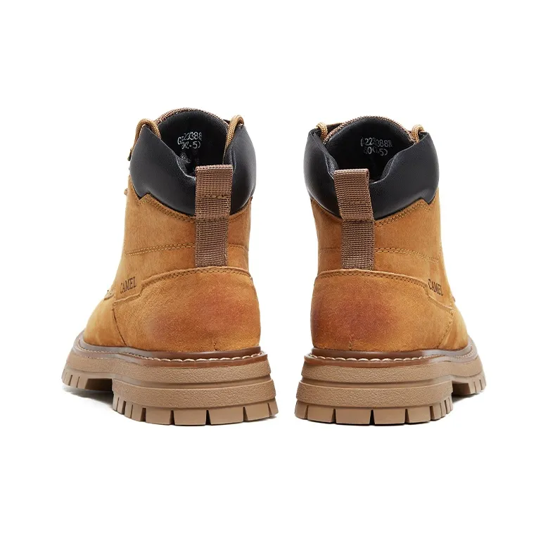 CAMEL Short Outdoor Boots Men's Fleece-Lined-4