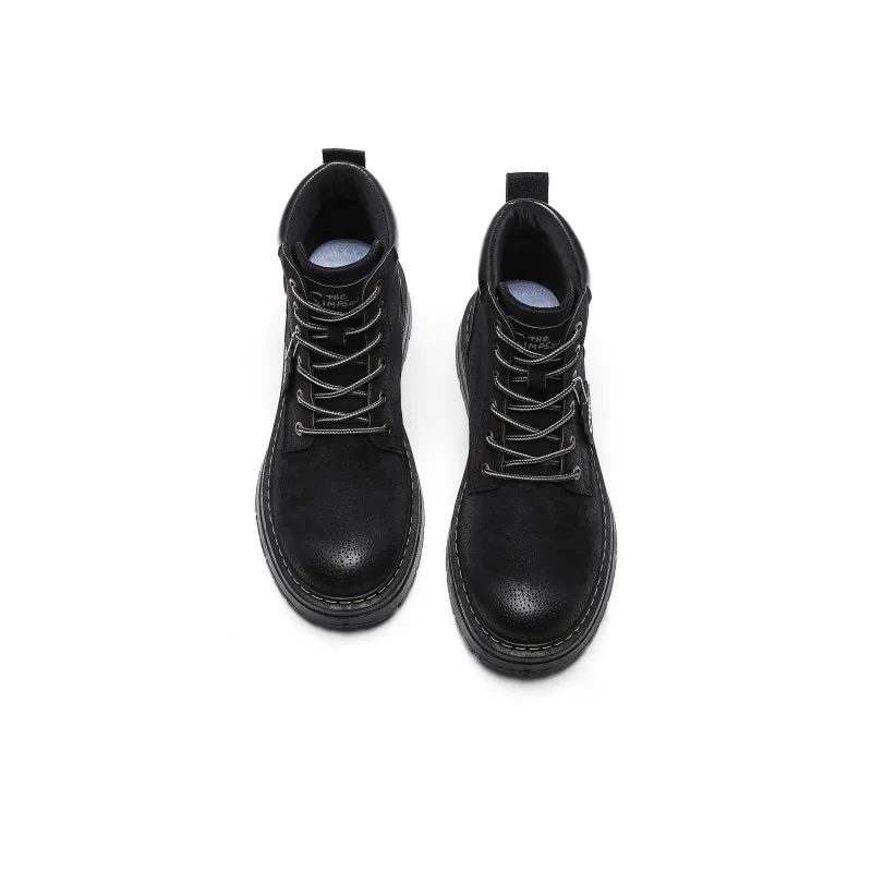 The Simpsons Martin Boots Men Black/Yellow Boots-11