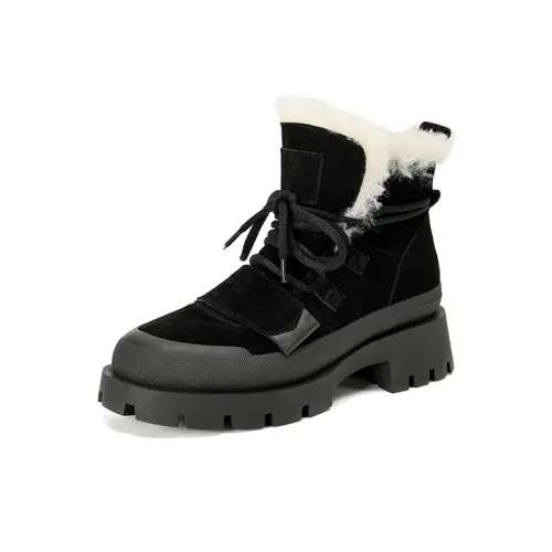 XIAOAJUE Thermal Short Snow Boots Women's