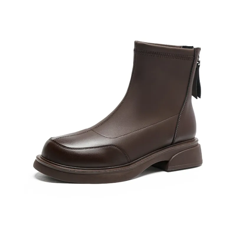 ZHR Ankle Boots Women's Black/Brown-8