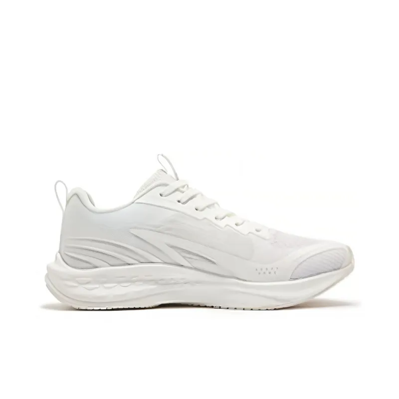 361° Flying Fish 3.0 Cushioning Wear Resistant Low Top Running Shoes Women's White-1
