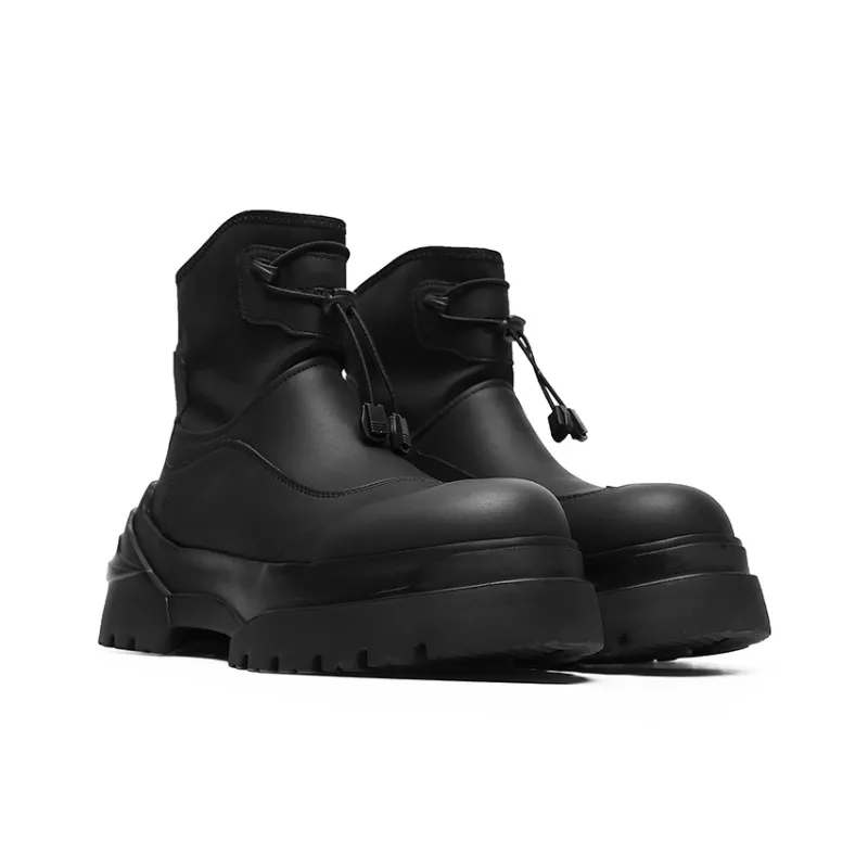 YEDANI Ankle Boots Men Black-3