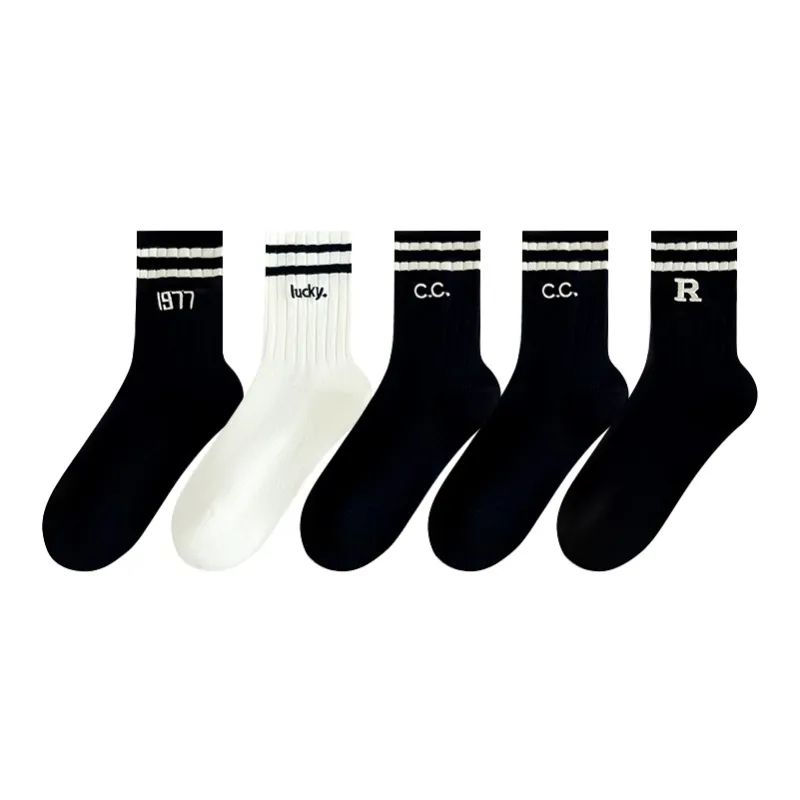 Montagut Unisex Mid Calf Socks-6