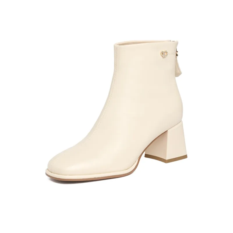 JOSINY Ankle Boots Women's Black/Ecru-8