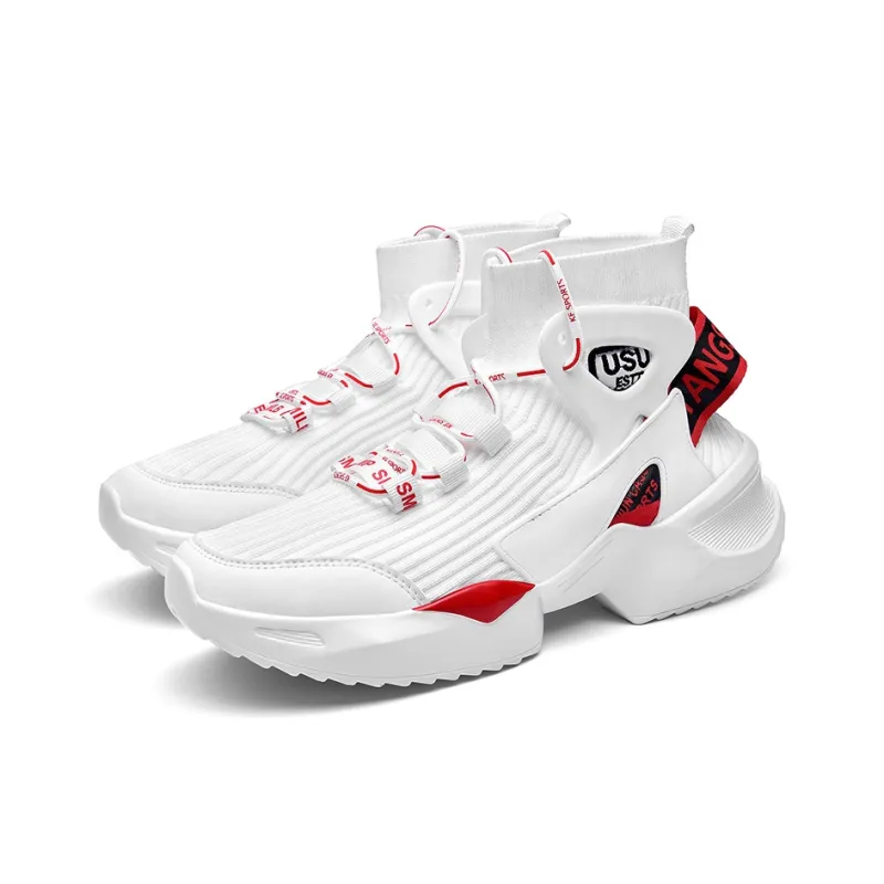 Jerden Smith Slip Resistant, Breathable, Lightweight High Top Chunky Sneakers Unisex-19