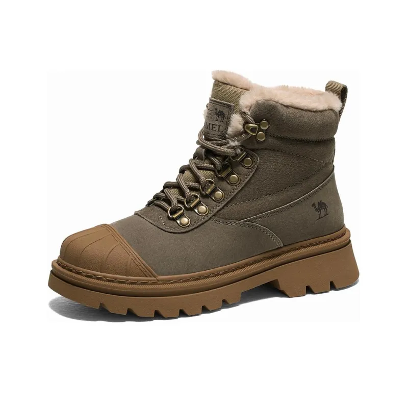 CAMEL Warm Wear-Resistant Slip-Resistant Short Outdoor Boots Women's-0