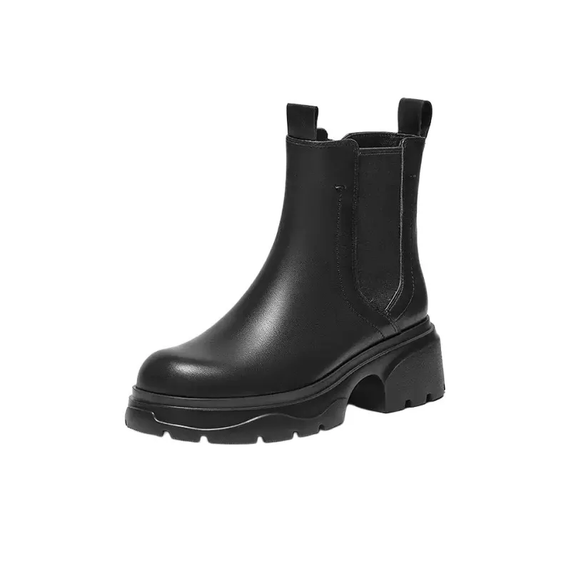 Hush Puppies Short Chelsea Boots Women's Black-1
