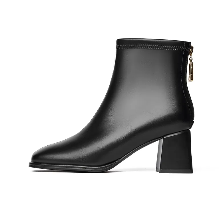 JOSINY Ankle Boots Women's Black/Ecru/Khaki-0