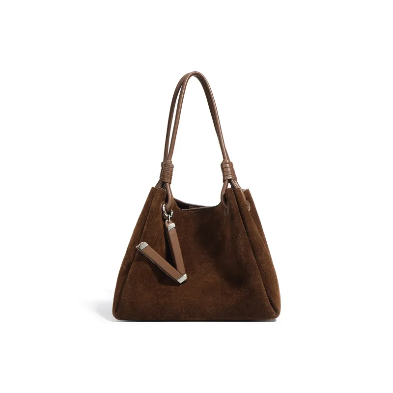 COURONNE Anti velvet Cowhide Shoulder Bag Regular Women's Multicolor-5