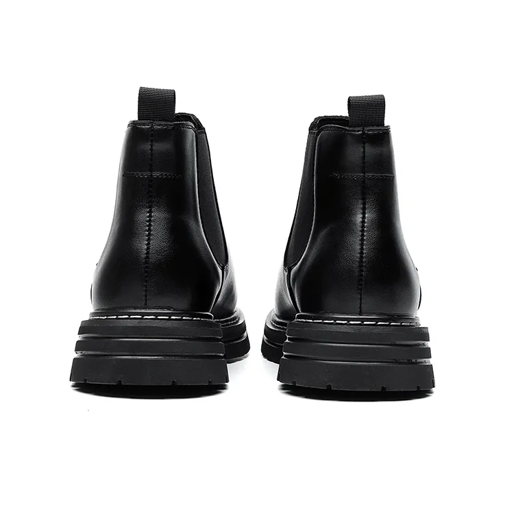 Beidouniao Chelsea Boots Men Black-3
