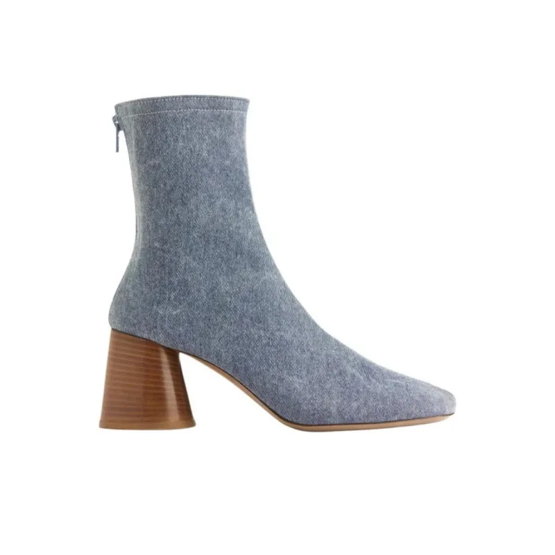 ARKET Ankle Boots Women's Blue-1