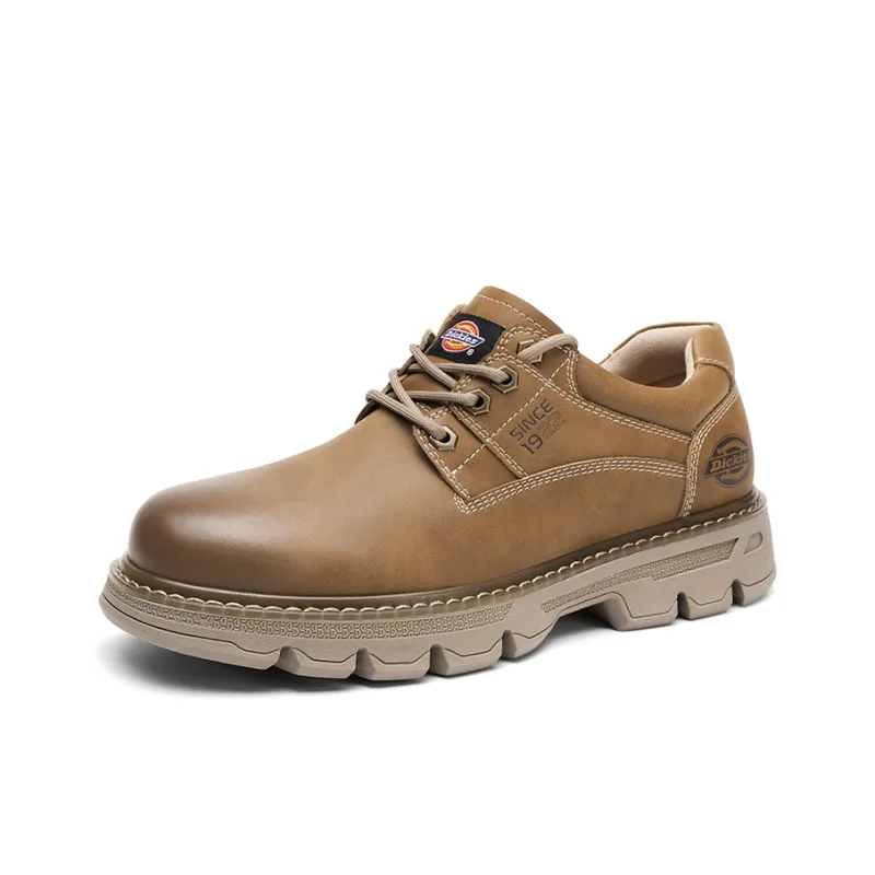 Dickies Classic Low Top Abrasion Resistant Ankle Length Work Boots Men's Brown-1