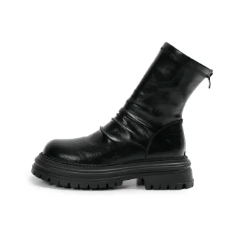 Earl Cat Ankle Boots Women's Black/Brown/Black Fleece Lined/Brown Fleece Lined