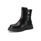 Black Fleece-Lined