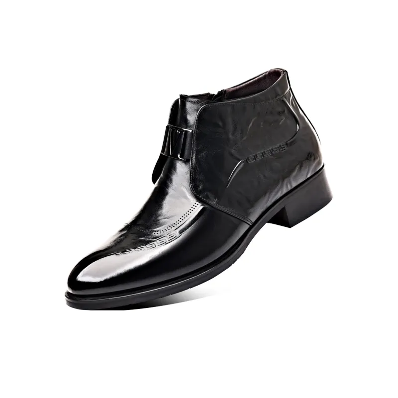 YEDANI Ankle Boots Men Black-2