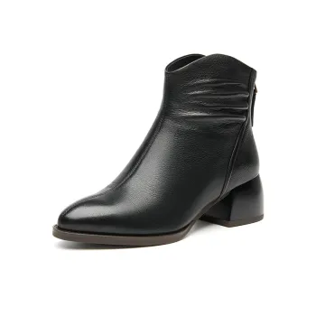 DG Ankle Boots Women's Black/Camel
