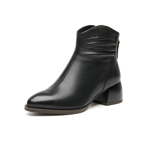 DG Ankle Boots Women's Black/Camel