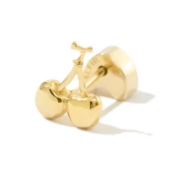 ALFIR Single Fruit Stud Earrings Unisex