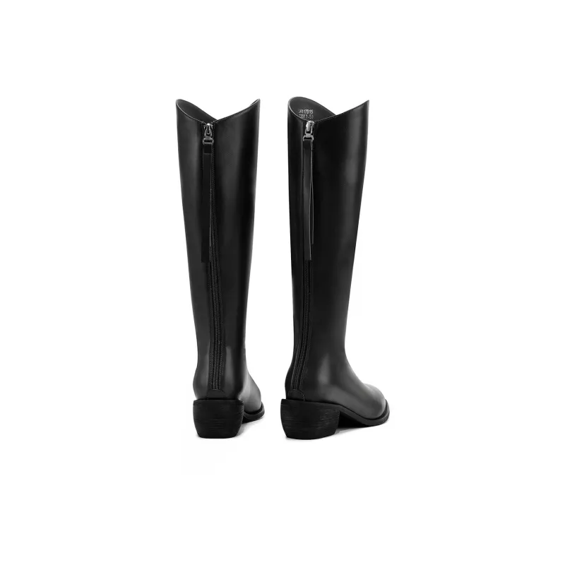 SATURDAY MODE Knee-high Boots 5cm Women's-2