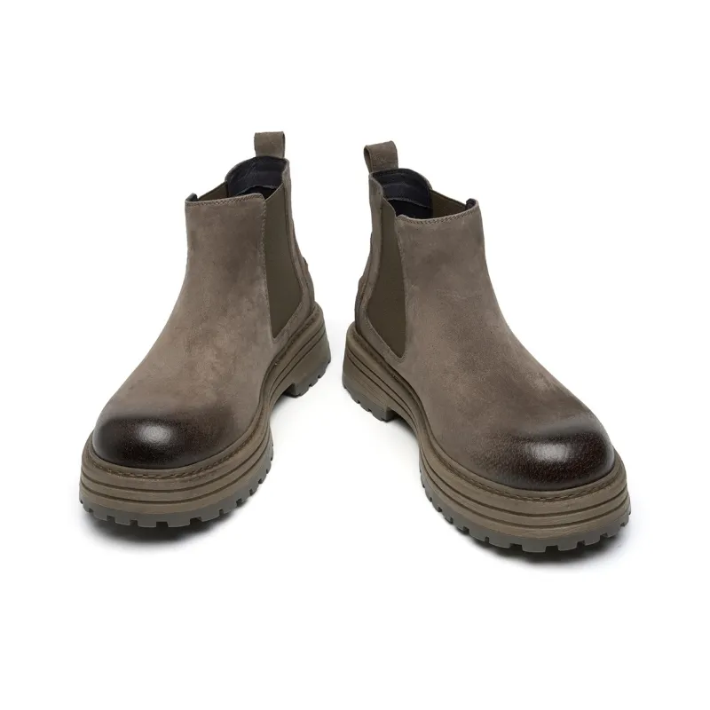 C°BANNER Short Chelsea Boots Men's Khaki-3
