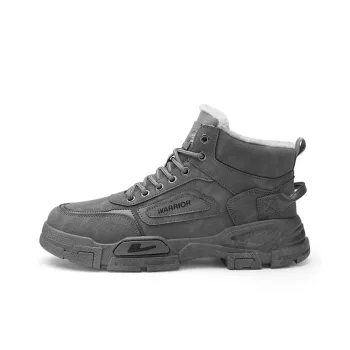 Warrior Warm Height Increasing Crew Snow Boots Men's Gray
