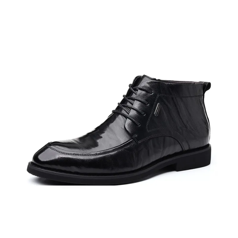 GZZ Ankle Boots Men Black-1