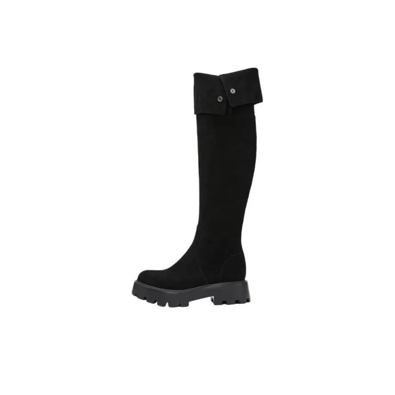 Staccato Collar Boots Over the knee Boots Women's-3