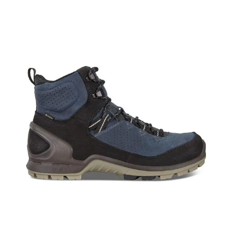Ecco Ankle Length Outdoor Boots Men's Blue-1