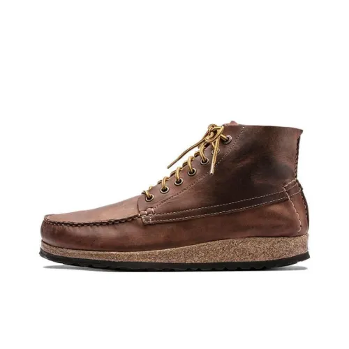 Birkenstock Ankle Boots Unisex Brown Regular